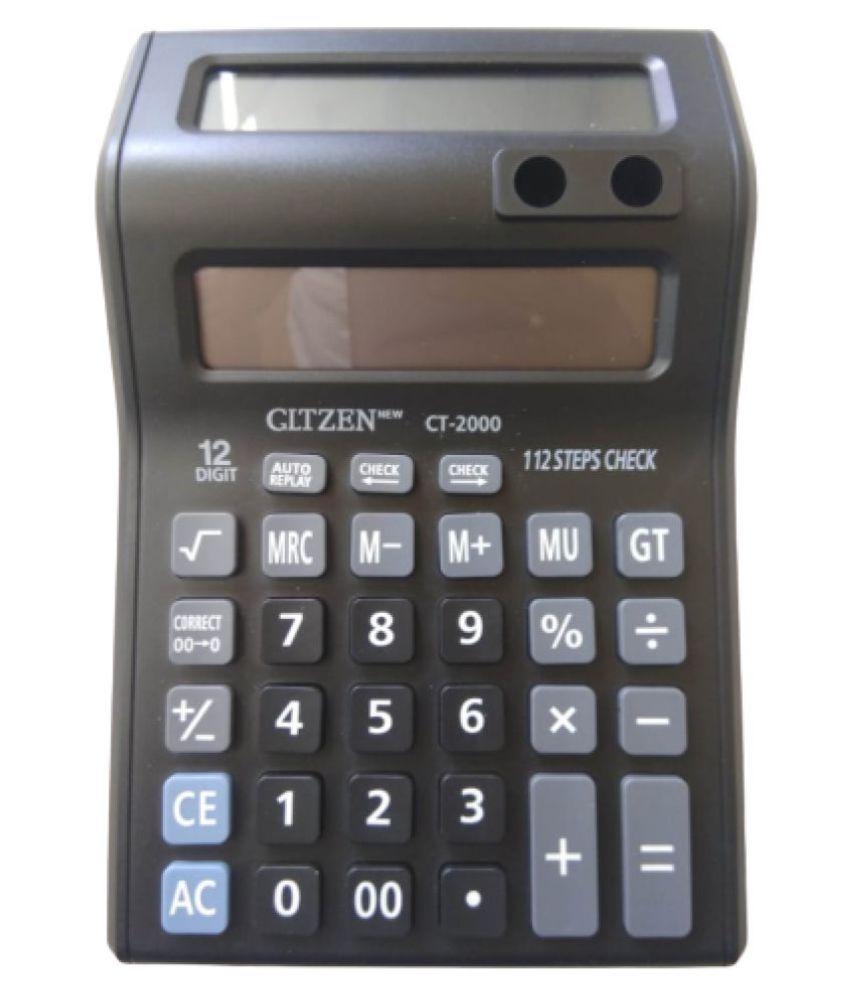    			Gltzen Ct-2000 Big Dual Display 12 Digits Financial and Business Calculator, Double Display Calculator