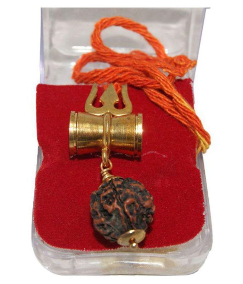     			JSK COLLECTION SHIV SHAKTI KAWACH PENDANT WITH RUDRAKSHA