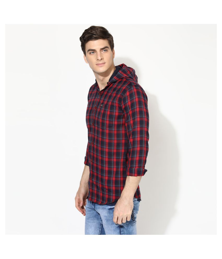 maroon shirt mens