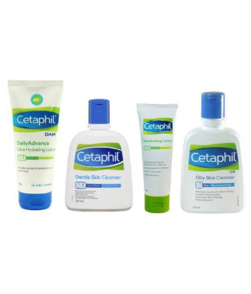 Cetaphil Clinically Tested Face and Body Care Kit Hydrating Lotion (100g); Skin Cleanser