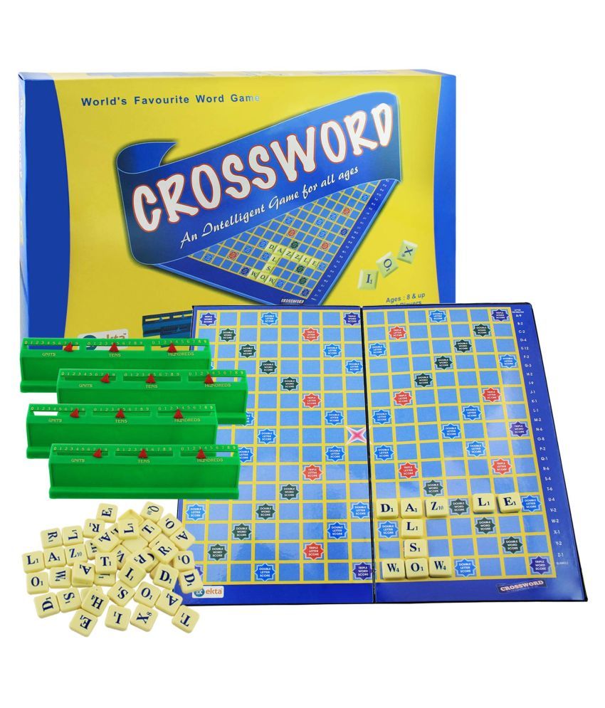 Ekta Crossword Board Game Buy Ekta Crossword Board Game Online at Low