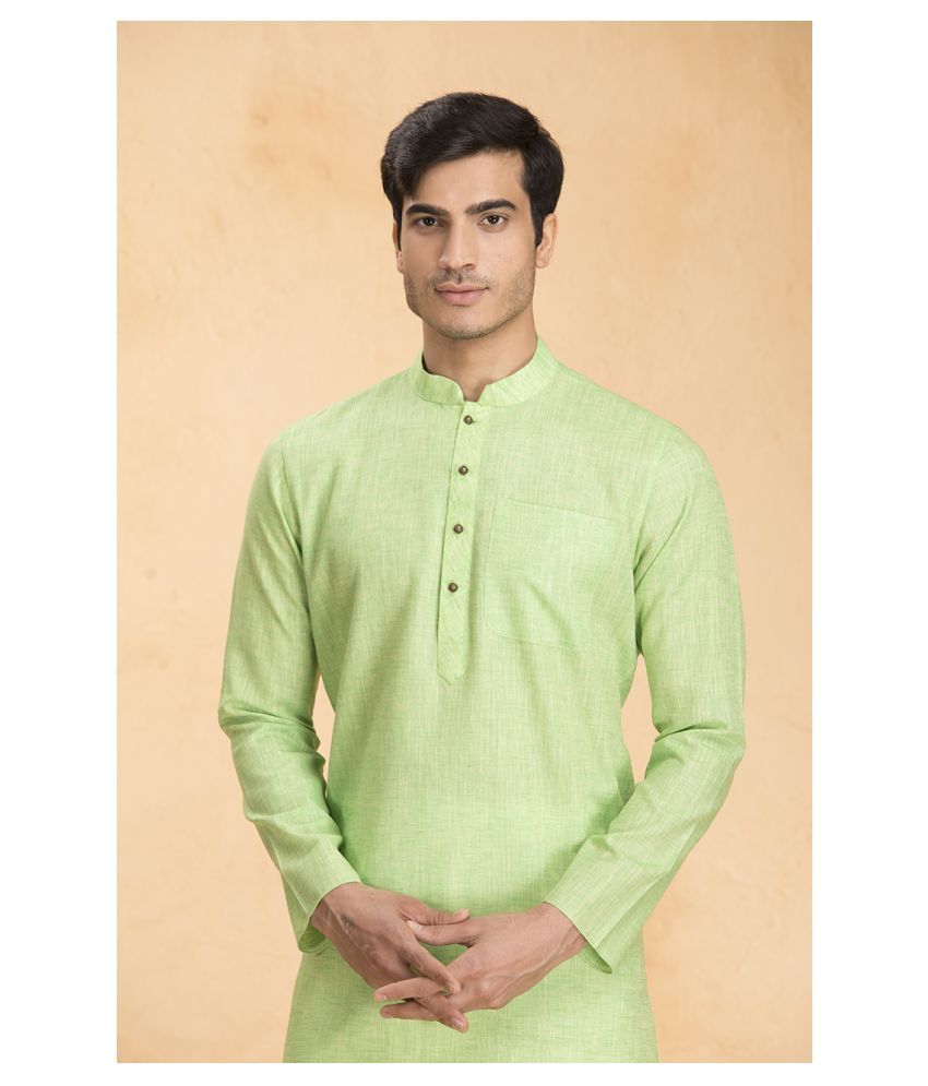 light green kurta white pajama