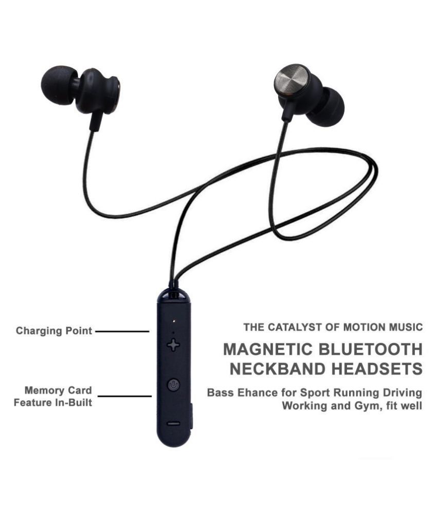 King KG555 Necklace Style Earphone Neckband Wireless With Mic