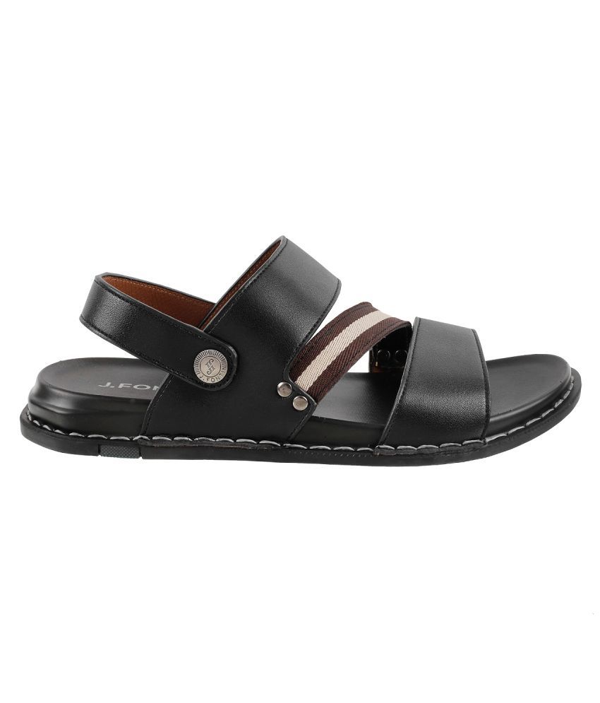 mochi black sandals