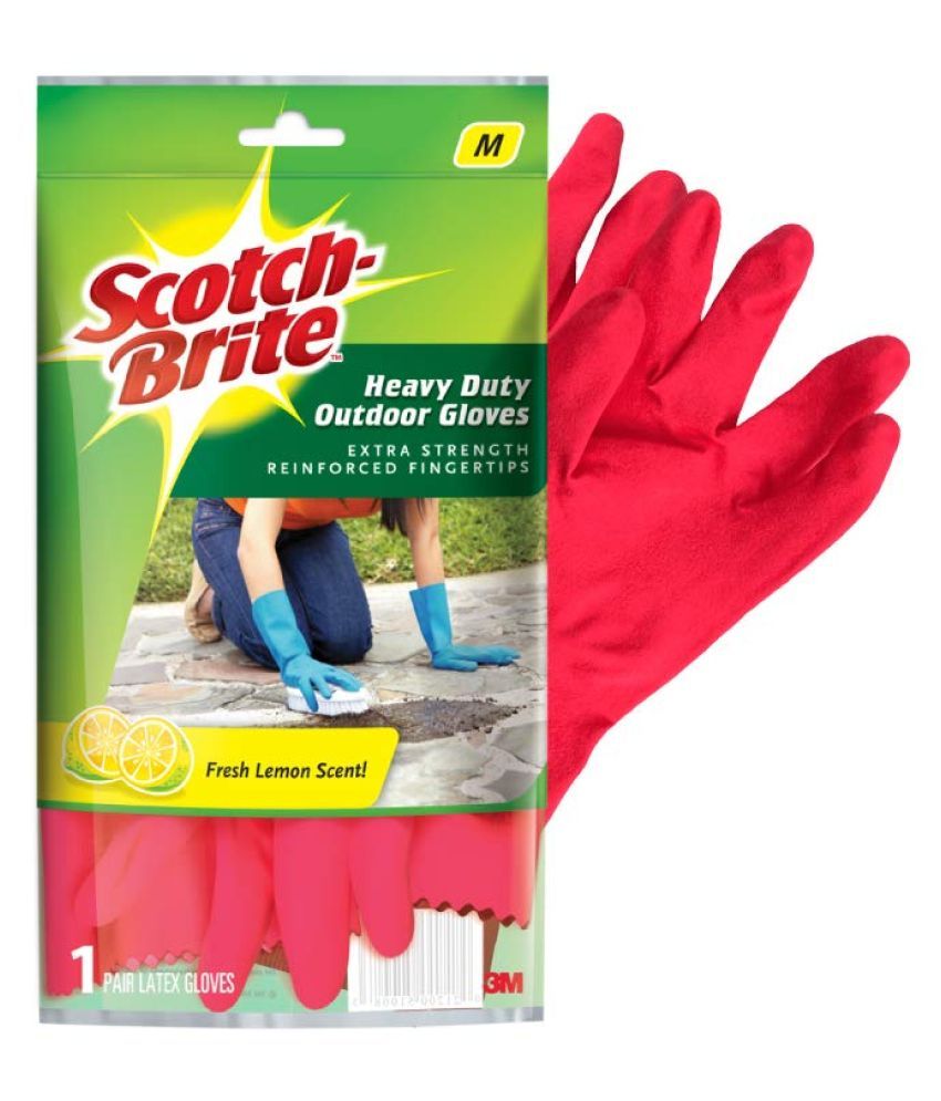 ScotchBrite Heavy Duty Gloves Pack of 3 Buy ScotchBrite Heavy Duty