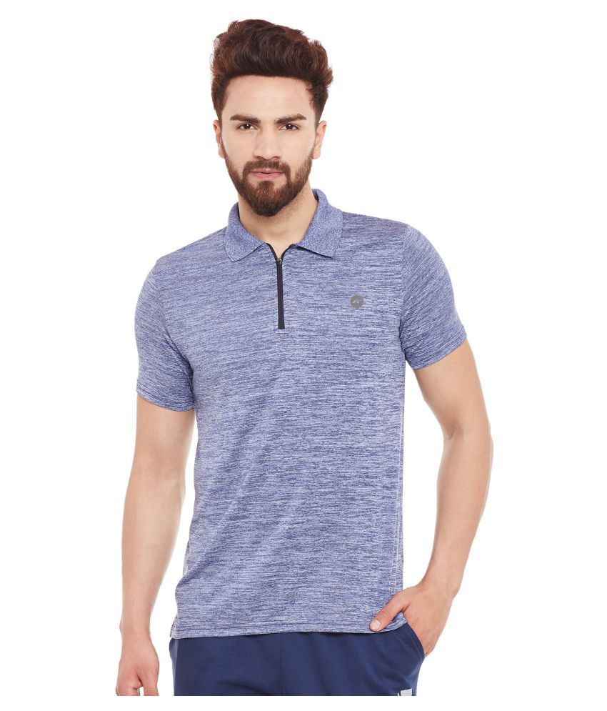     			Alcis Blue Polyester Polo T-Shirt Single Pack