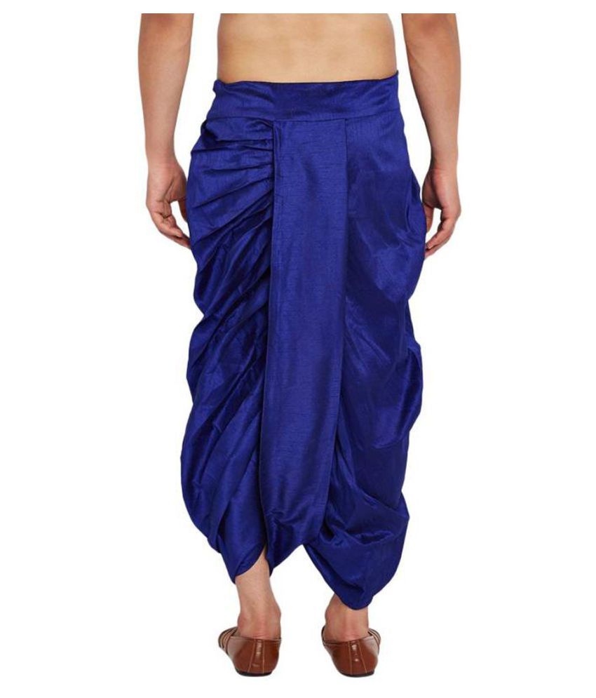 blue dhoti pants