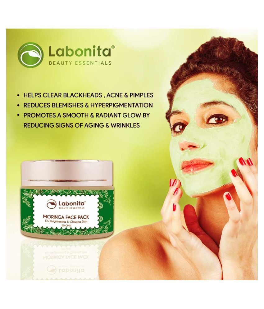 LABONITA Moringa Brightening & glowing Skin Face Pack 50 gm Buy