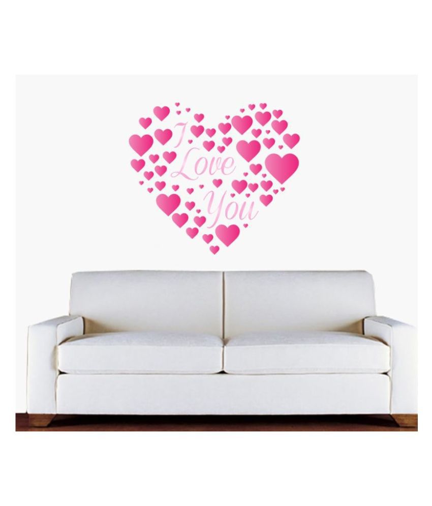    			Sticker Studio Heart Romance & Love Sticker ( 50 x 58 cms )
