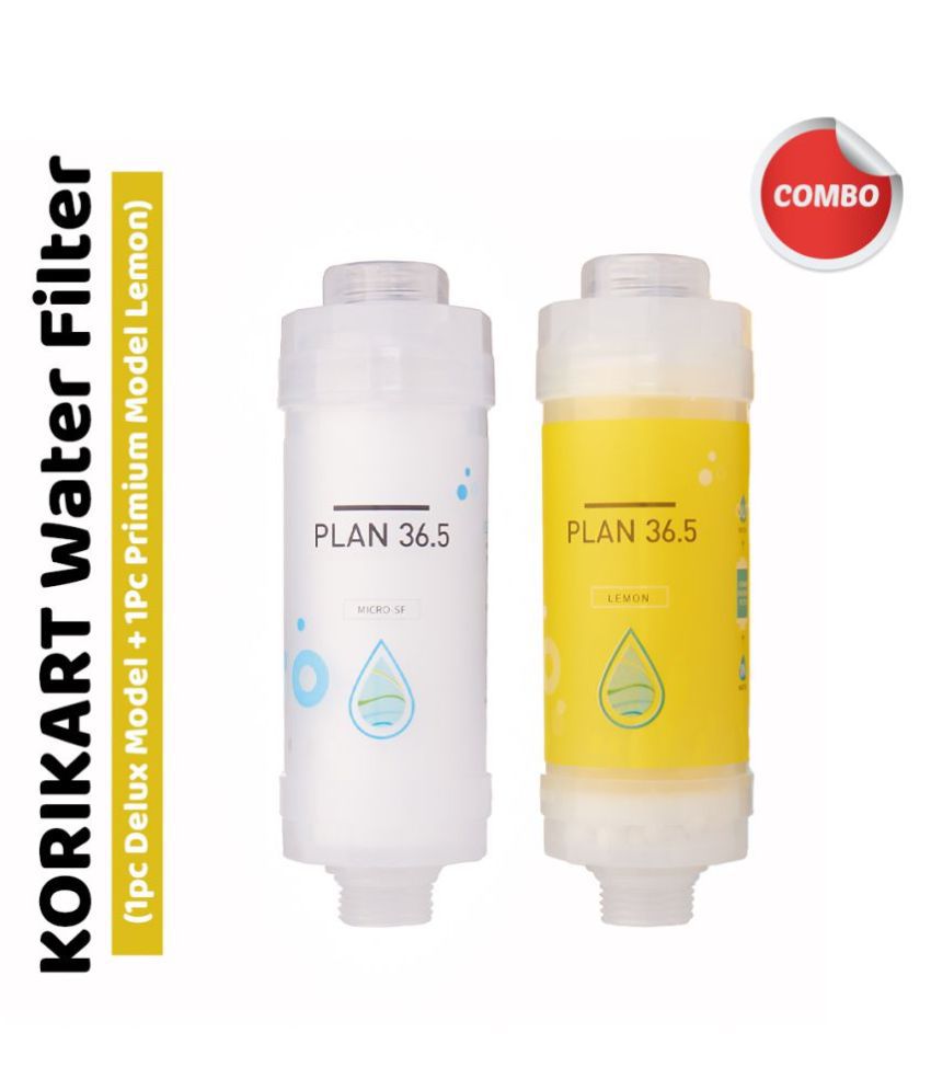     			Plan36.5 Shower Filter Combo(1Pc Deluxe Model+1Pc Premium Model Lemon)