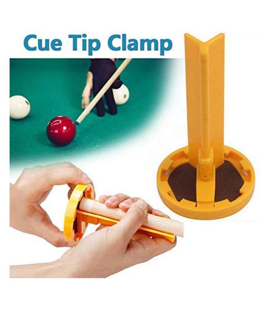 LGB Plastic Billiard Pool Tip Repair Tools Durable AntiRust Snooker Cue Stick Clamp Repair