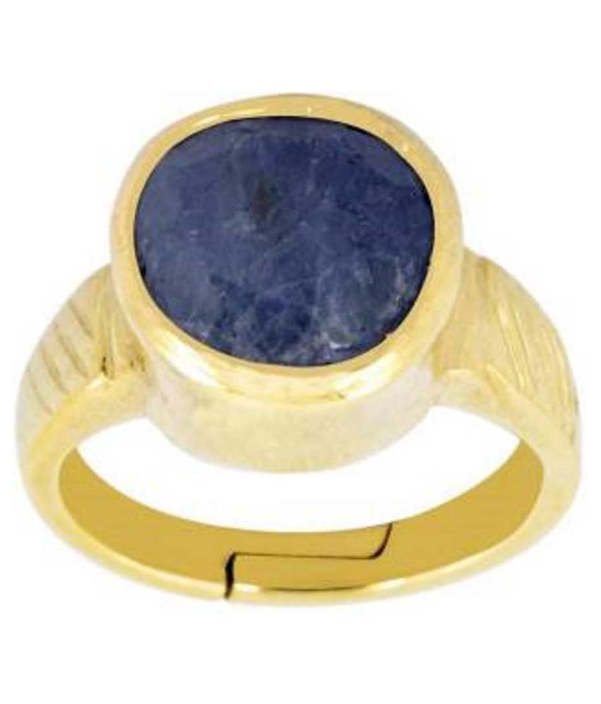 Shiv Gems Blue Sapphire Neelam 7.25 Ratti Stone Blue Sapphire Marka ...