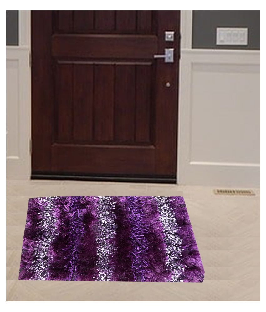 rishal Purple Single Antiskid Door Mat Buy rishal Purple Single Anti