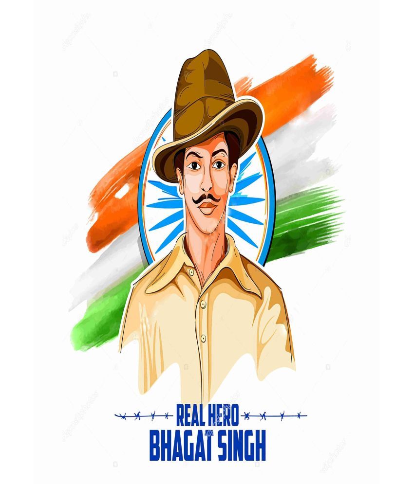 Bhagat Singh Wall Poster for Room M56: Buy Online at Best Price in ...