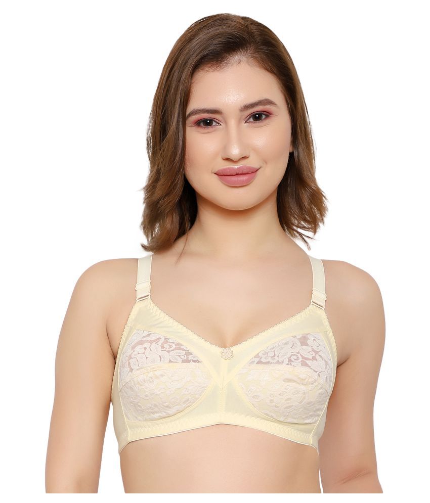     			KYODO Poly Cotton Non Padded Women's Everyday Bra ( Yellow )