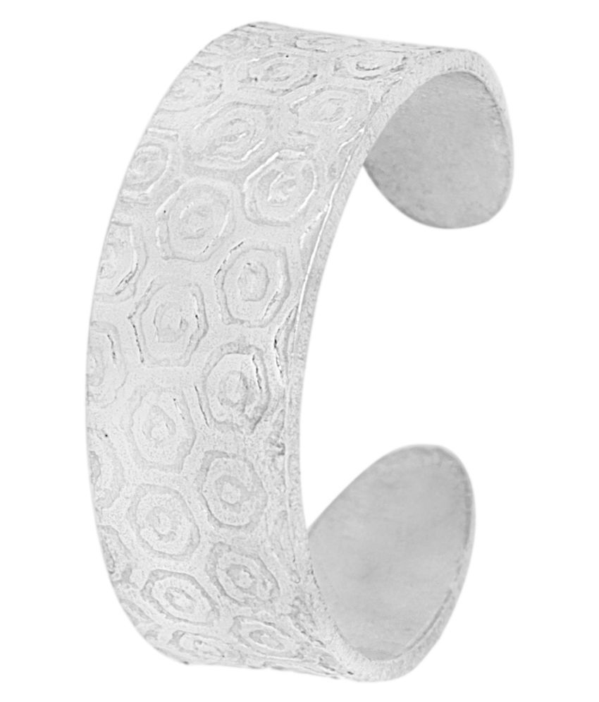 Beauteous Plain Engraved Silver Toe RingTRRD026 Buy Beauteous Plain