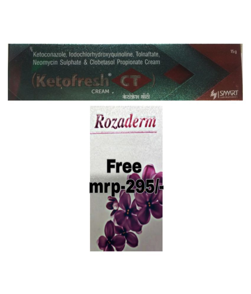     			Ketofresh-ct 10 Cream Facial Kit Free 5 Rozaderm Cream g