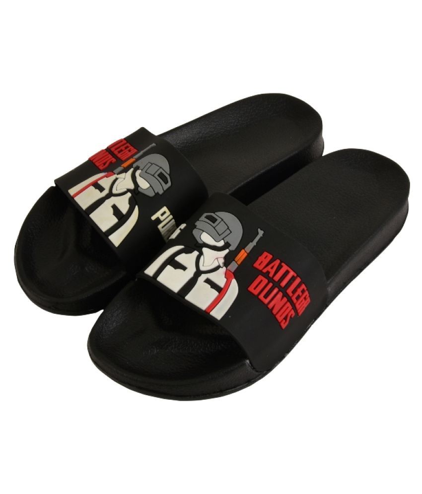 Stunt Black Slide Flip flop Price in India Buy Stunt Black Slide Flip