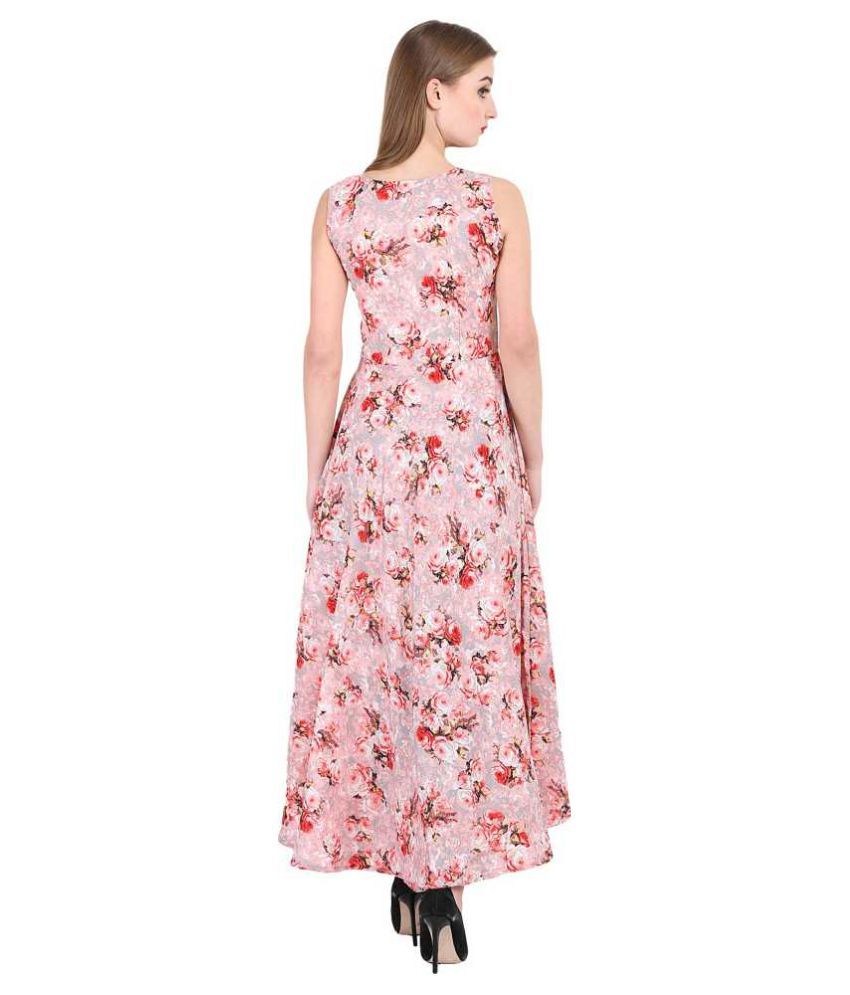 pink frock kurti