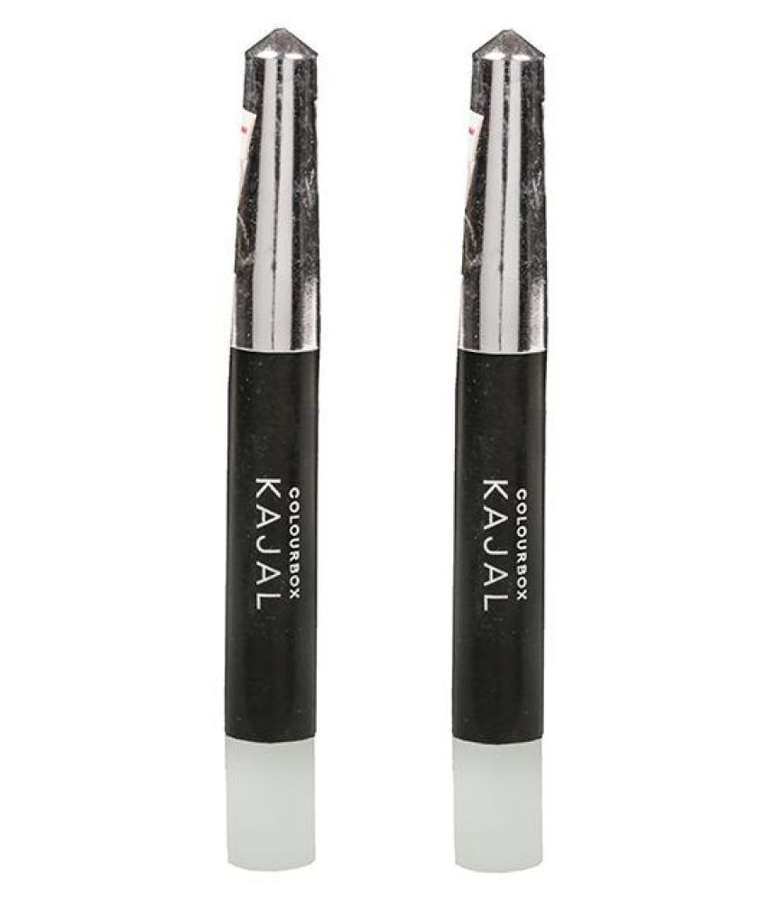 ColourBox Kajal Pencil Black Pack of 2 6 g Buy ColourBox Kajal Pencil