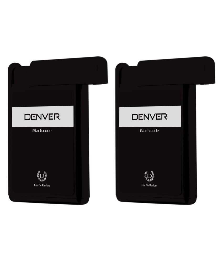     			Denver Black Code Pocket Perfume 18Ml (Pack Of 2)