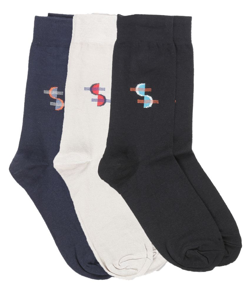 Dollar Multi Full Length Socks Pack of 3: Buy Online at Low Price in ...