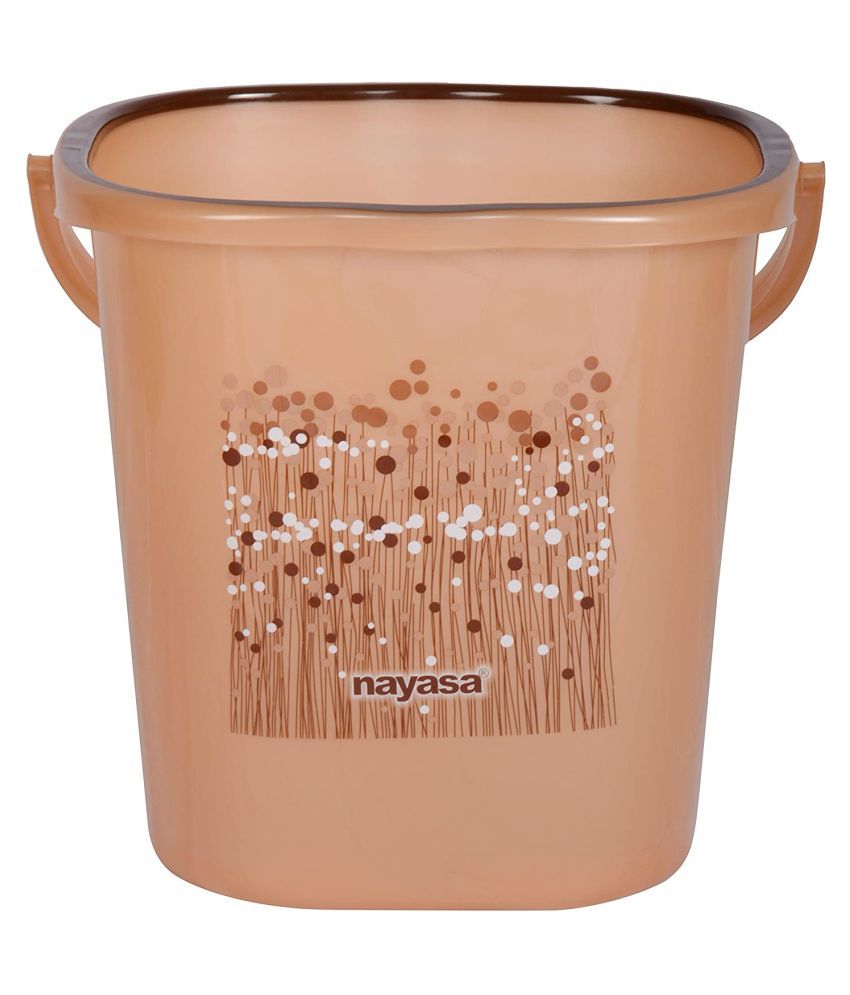 aarohi13 Plastic Bathroom Bucket Set Brown Buy aarohi13 Plastic