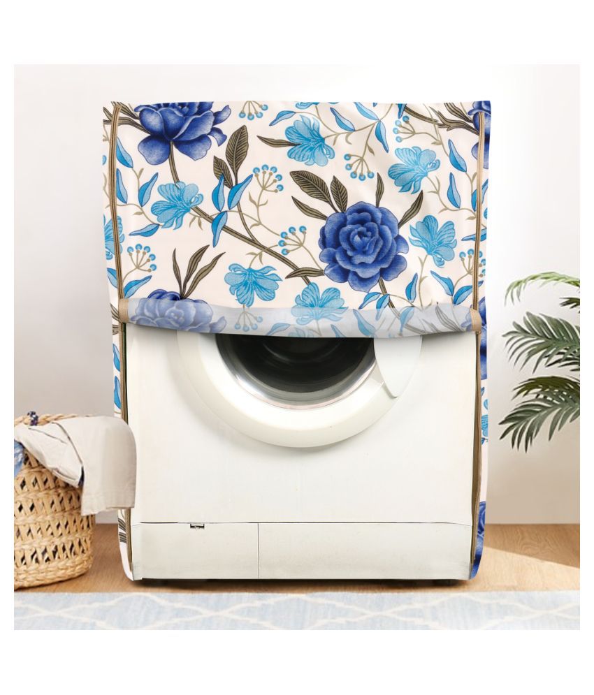     			E-Retailer Single Polyester Blue Washing Machine Cover for Universal Front Load