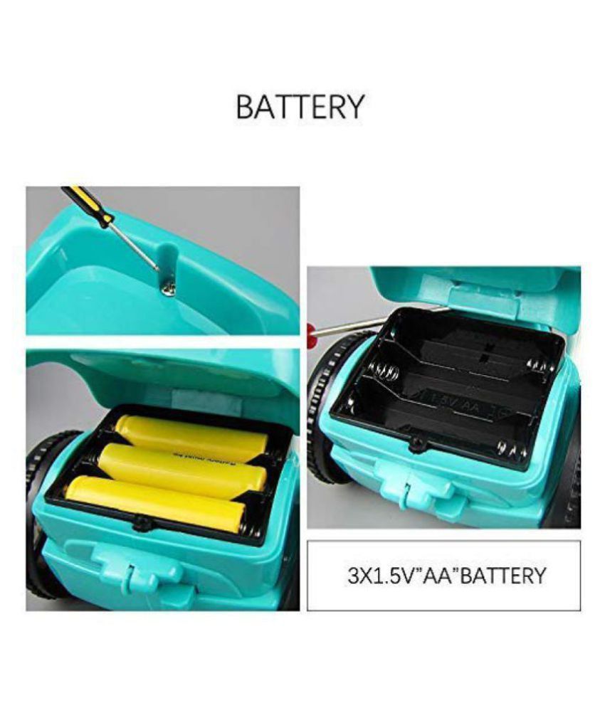 CrystalEye 360 Degree Rotating, Head Swing & Spot Stunt Tricycle