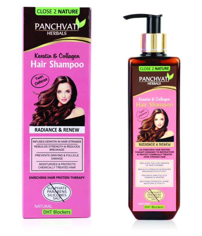 Panchvati Keratin & Collagen Hair Shampoo + Conditioner 600 mL Pack of
