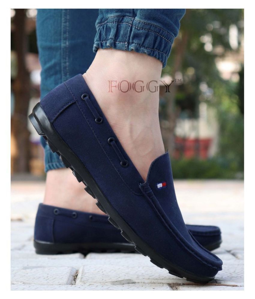 blue loafers