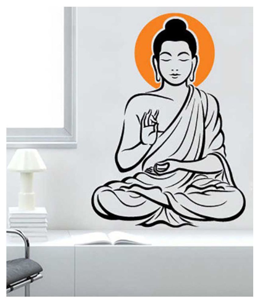     			Print Mantras God Buddha Religious & Inspirational Sticker ( 90 x 60 cms )