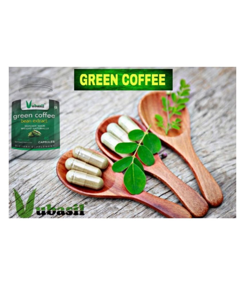 VUBASIL Herbal Green Coffee Extract Weight Loss Capsule 240 no.s Pack