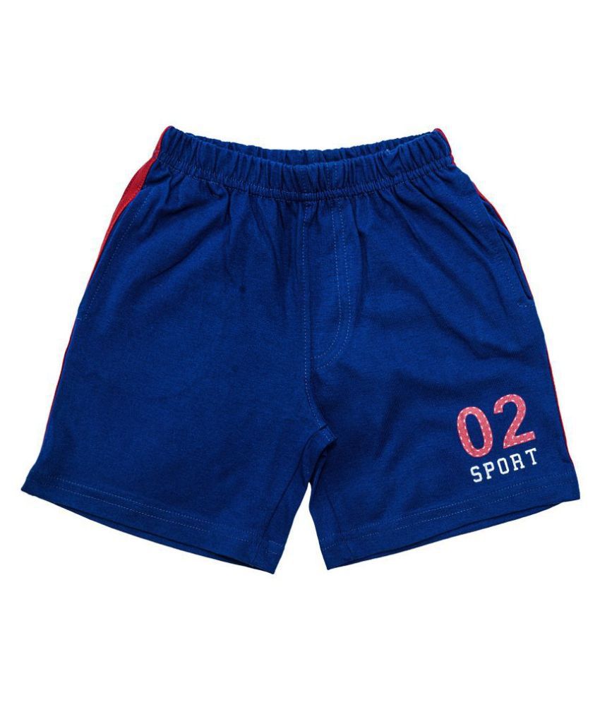 UNIQ BOYS SHORTS WITH PRINT AND SIDE CONTRAST TAPING - Pack of 1 - Buy ...