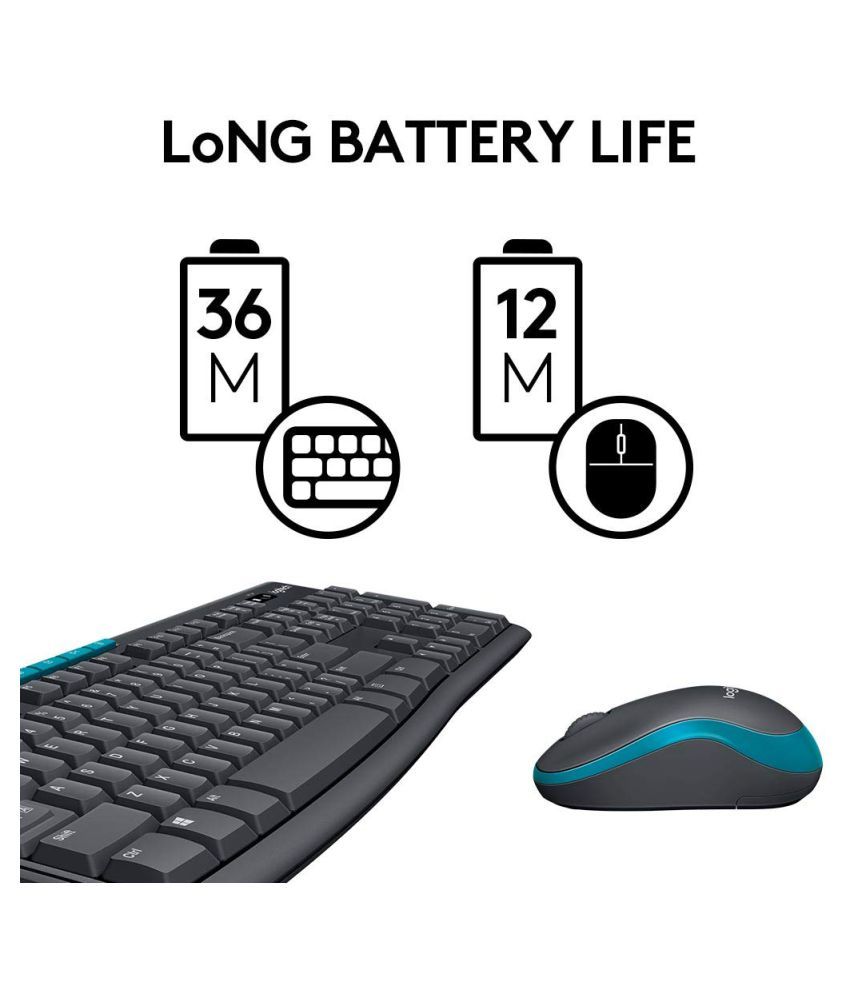 Logitech MK275 Black Wireless Keyboard Mouse Combo Buy Logitech MK275