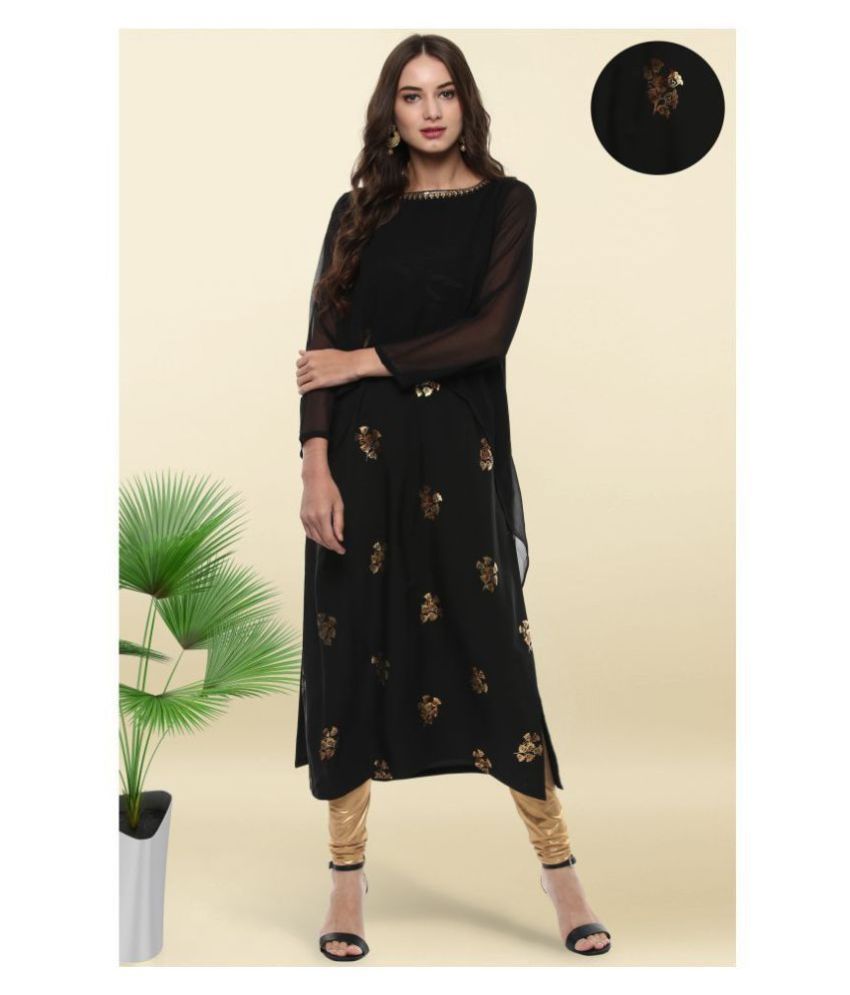 janasya black kurti