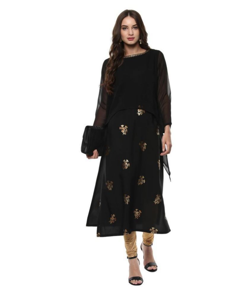 janasya black kurti