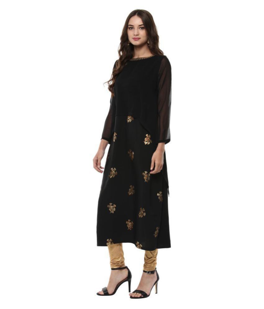 janasya black kurti