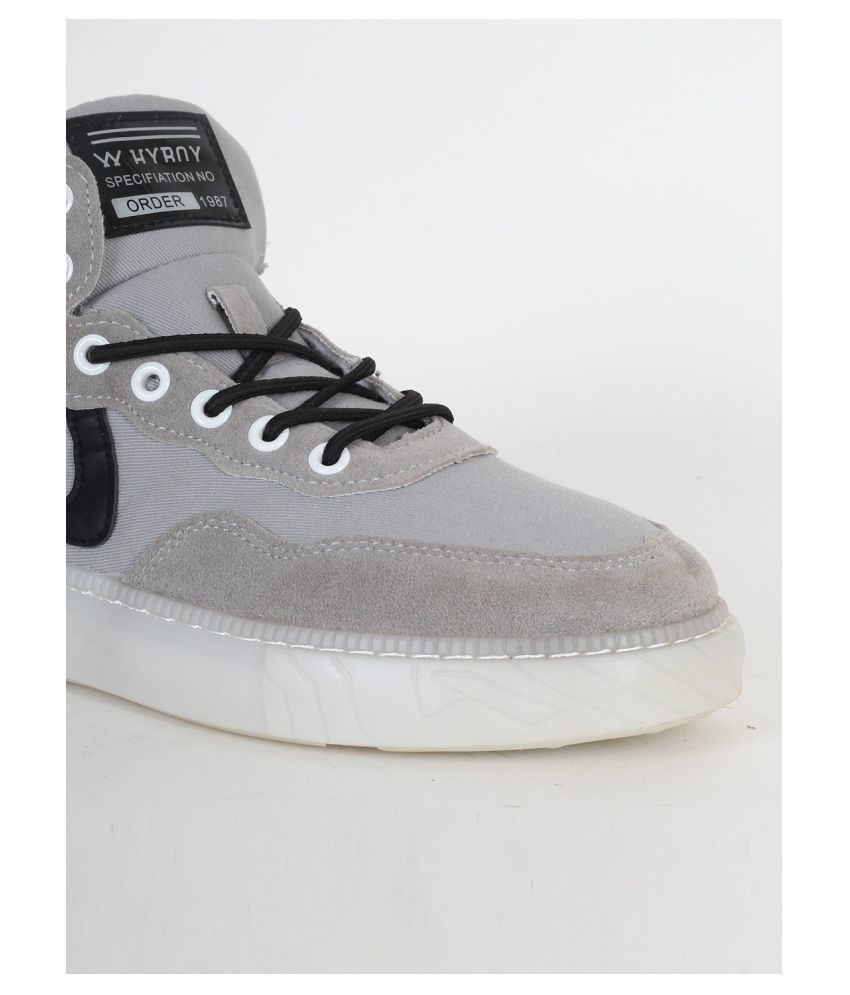 NEX SHOES Sneakers Gray Casual Shoes - Buy NEX SHOES Sneakers Gray ...