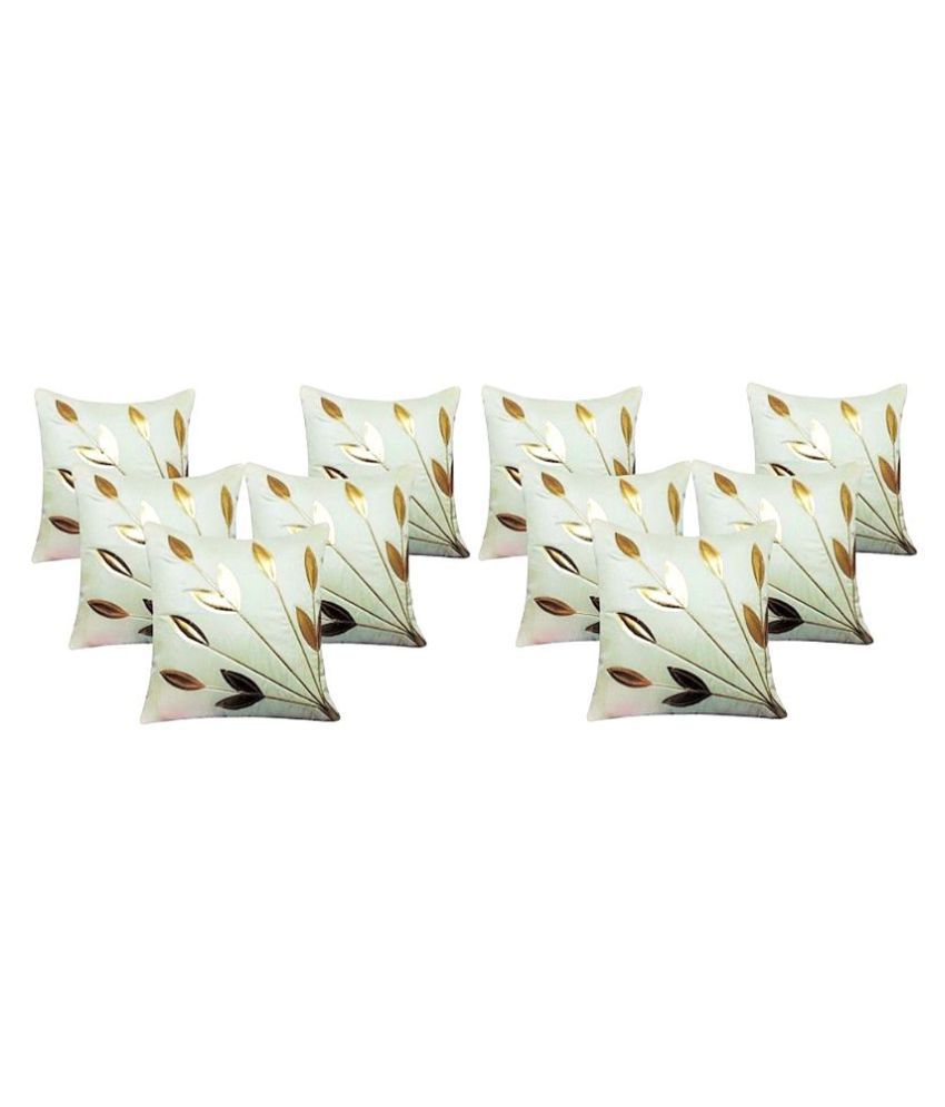     			Belive-Me Set of 10 Poly Dupion Cushion Covers 40X40 cm (16X16)