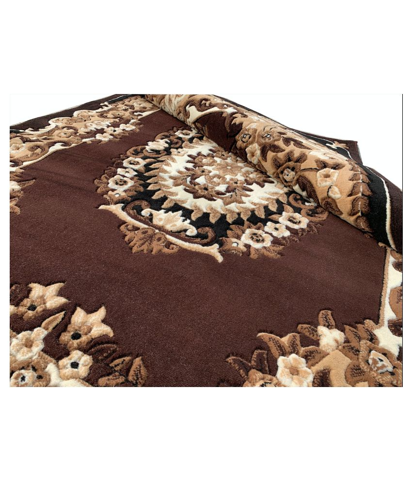 ASAD EMPORIUM RUGS Brown Polypropylene Carpet Contemporary 5x7 Ft Buy
