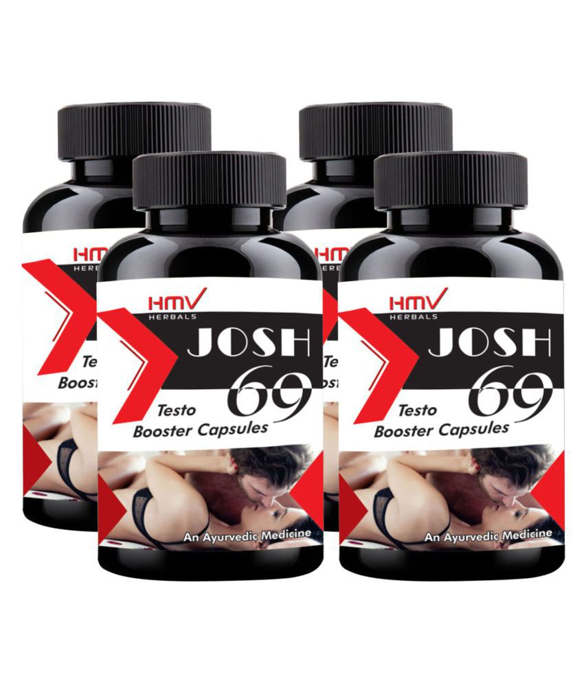 HMV Herbals JOSH 69 Power Booster For Men Herbal Capsule 120 no.s Pack Of 4