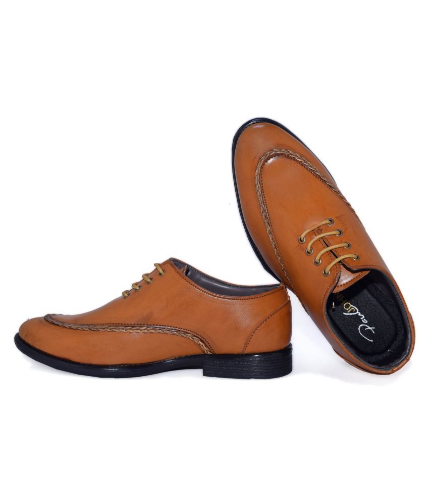 PAUL JOHN Boys Tan Formal Shoes Price in India- Buy PAUL ...