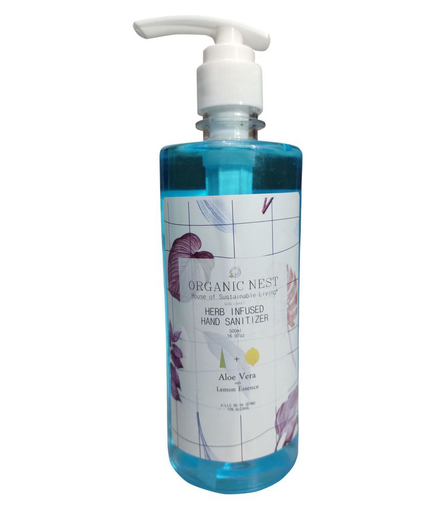 Organic Nest Hand Sanitizer 500 mL Pack of 1 Buy Organic Nest Hand