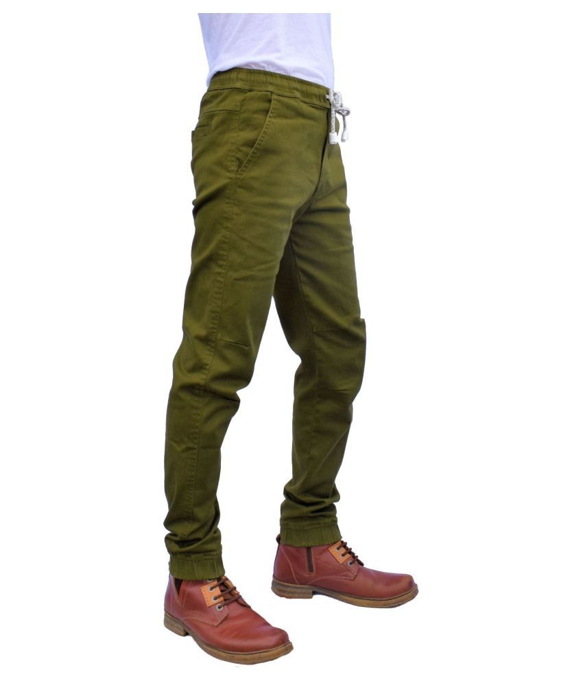 Fargos Olive Green Slim Jeans Buy Fargos Olive Green Slim Jeans