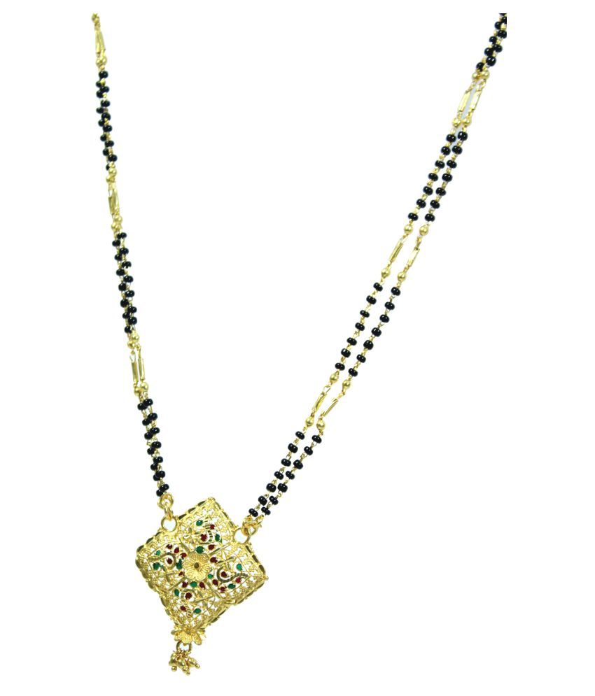 Gold Plated Designer Mangalsutra For Women: Buy Gold Plated Designer ...