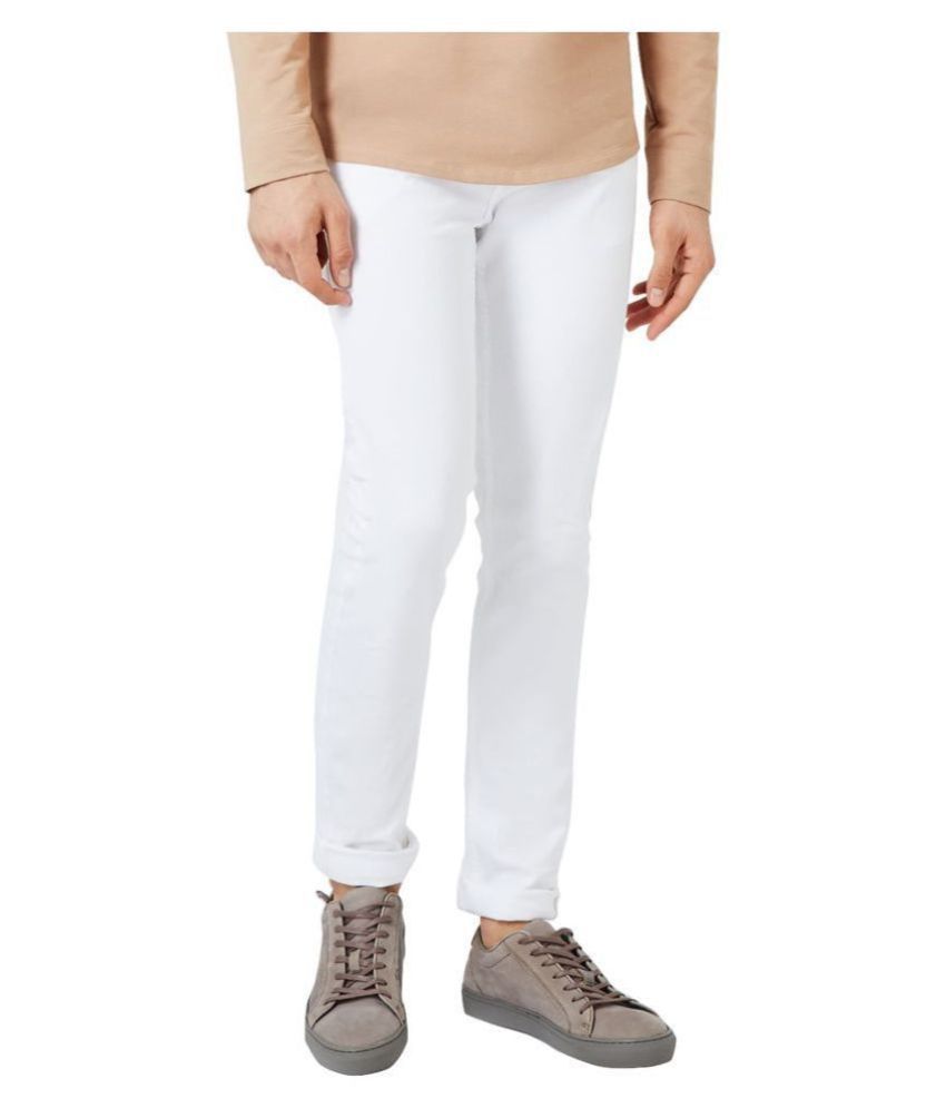     			Lawson White Skinny Jeans