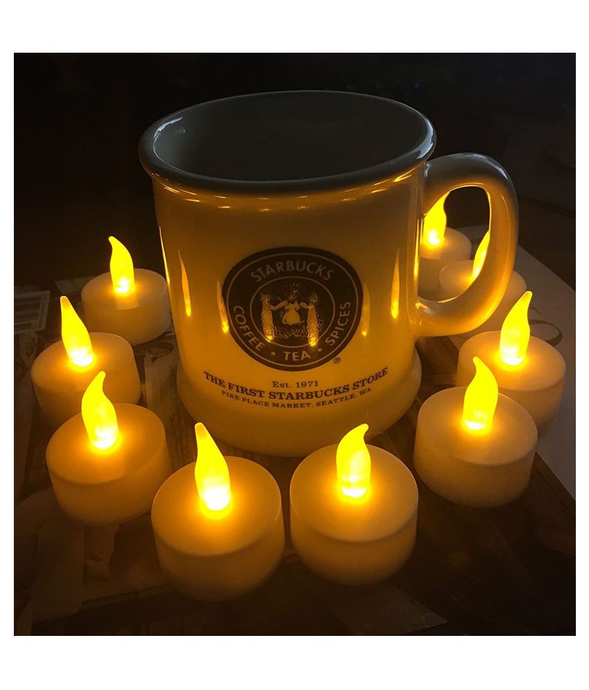 TANZILIGHT Flameless LED Candle Tea Light Electric Diya Buy TANZILIGHT