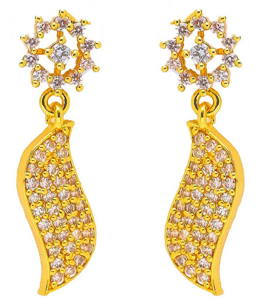 Rold gold earrings online clearance