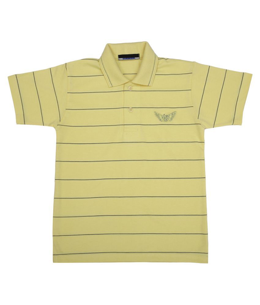     			NEUVIN - Lemon Cotton Boy's Polo T-Shirt ( Pack of 1 )
